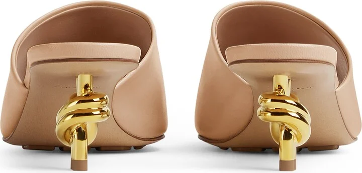 Bottega Veneta Lambskin Knot Mules 45 - Image 2