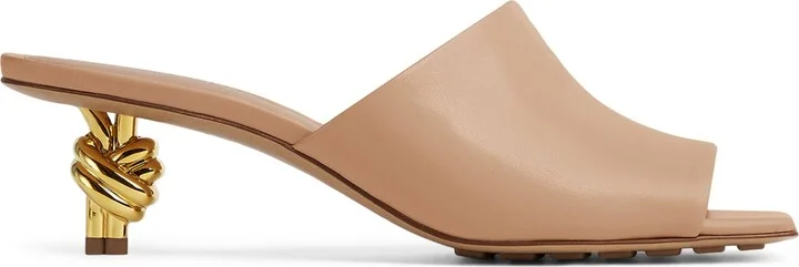 Bottega Veneta Lambskin Knot Mules 45