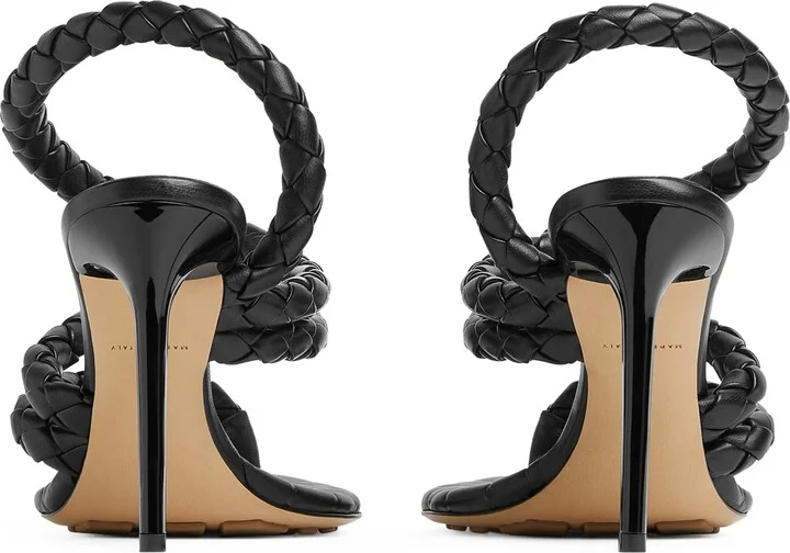 Bottega Veneta Lambskin Leaf Sandals 90 - Image 2
