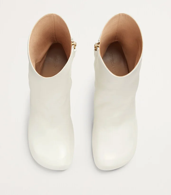 Bottega Veneta Lambskin Nico Ankle Boots 100 - Image 4