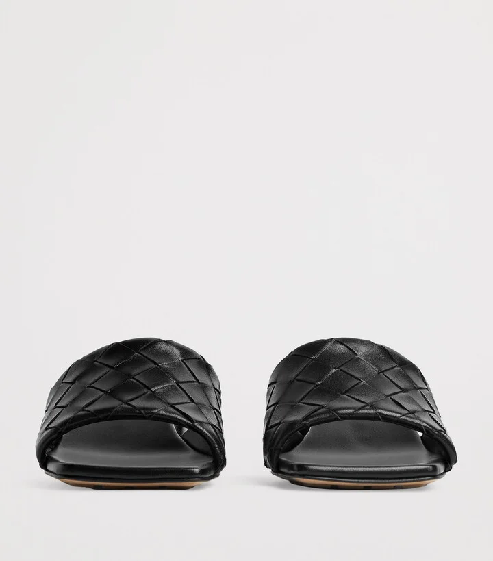 Bottega Veneta Lambskin Parco Heeled Mules 45 - Image 3