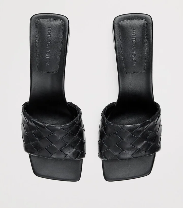 Bottega Veneta Lambskin Parco Heeled Mules 45 - Image 5