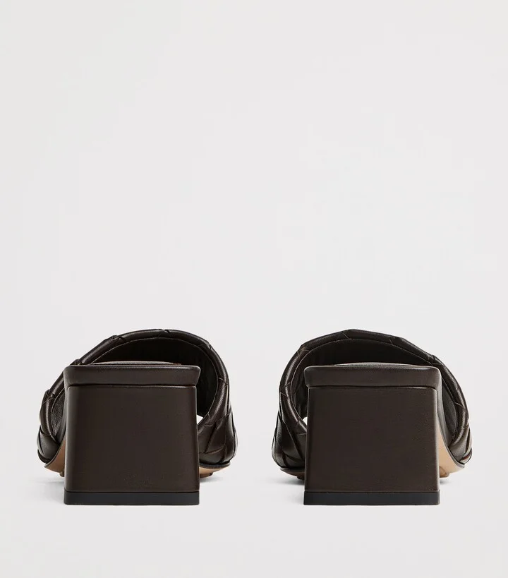 Bottega Veneta Lambskin Parco Heeled Mules 45 - Image 4