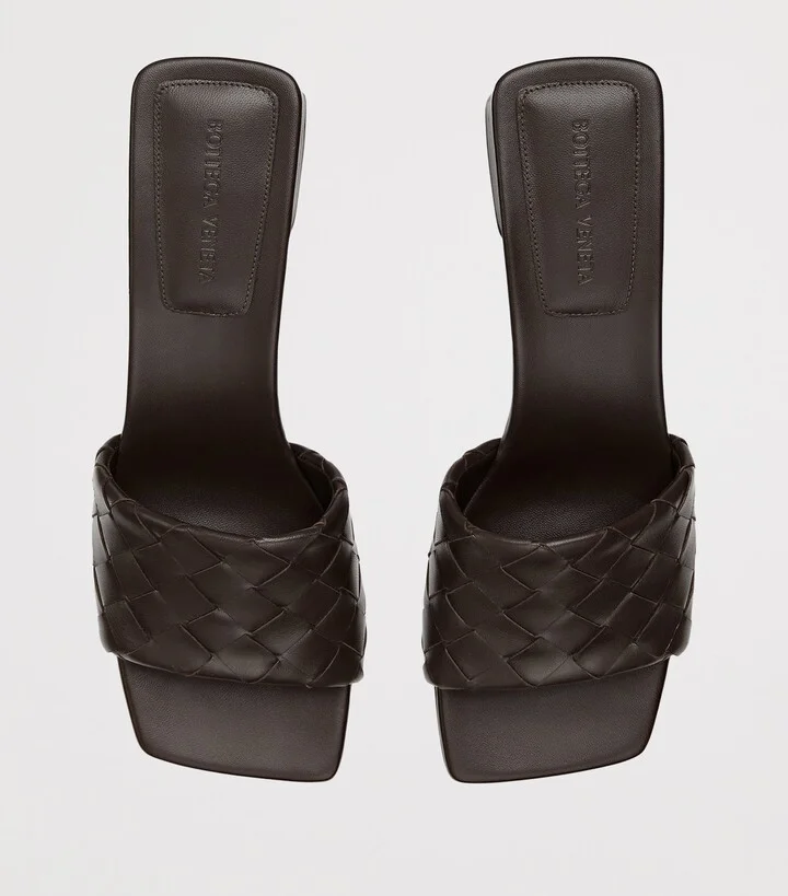 Bottega Veneta Lambskin Parco Heeled Mules 45 - Image 5