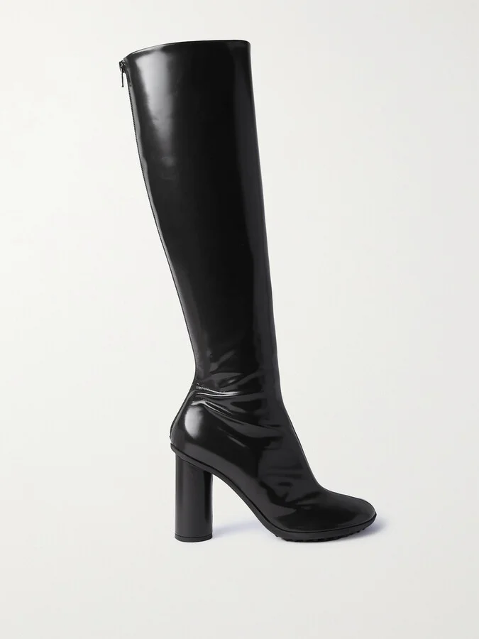 Bottega Veneta - Latex Knee Boots - Black