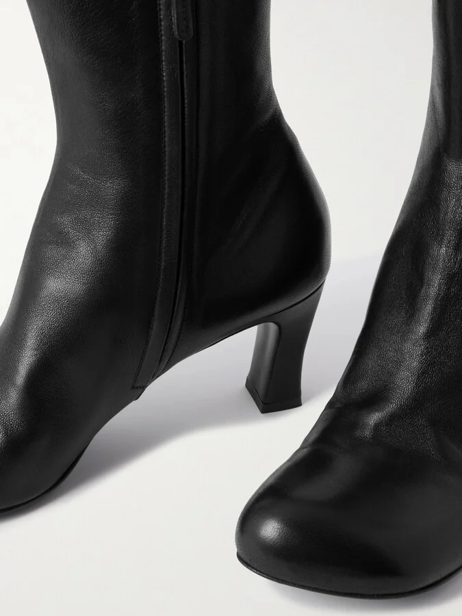 Bottega Veneta - Leather Ankle Boots - Black - Image 4