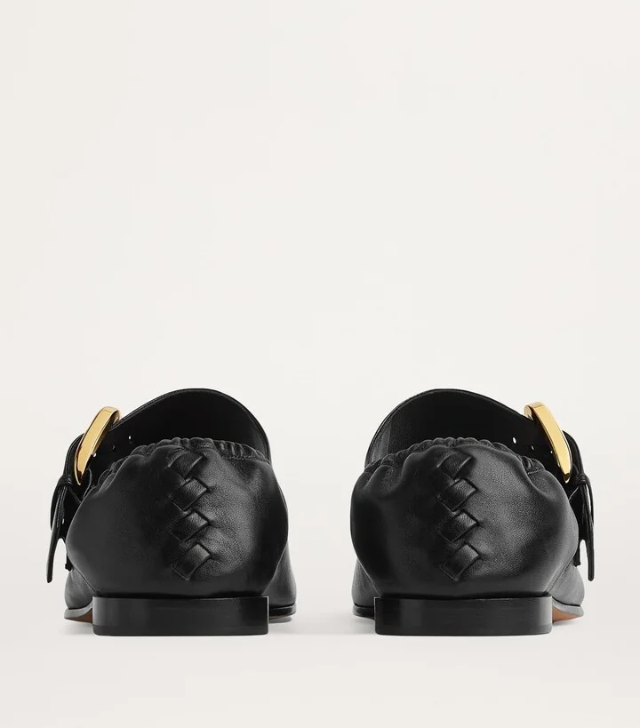 Bottega Veneta Leather Astaire Ballet Flats - Image 4