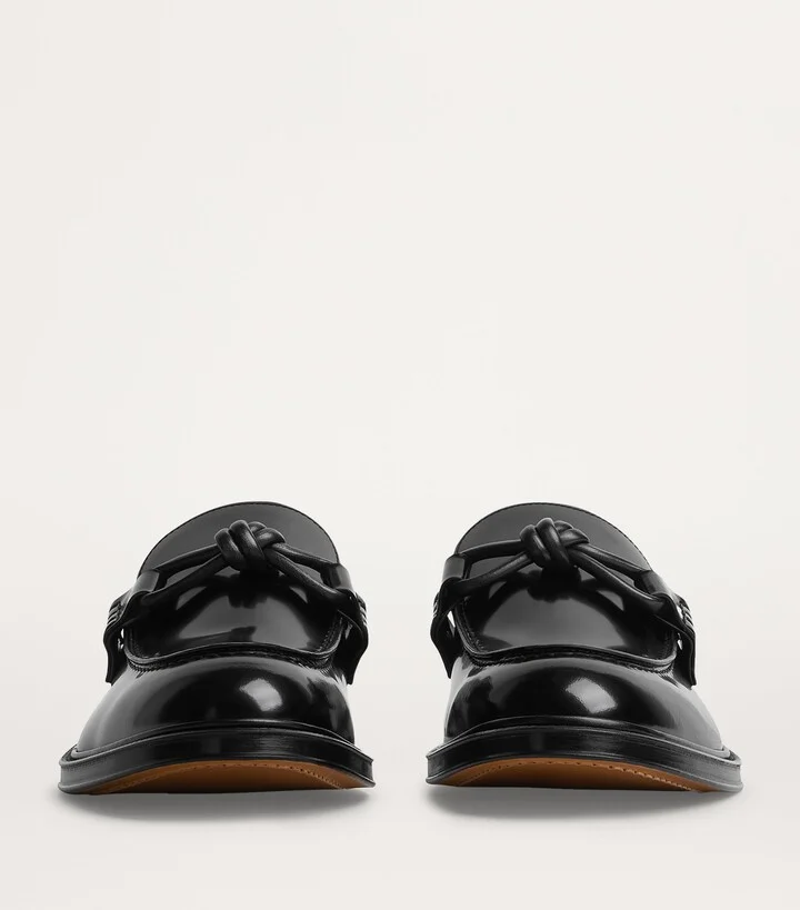 Bottega Veneta Leather Astaire Loafers - Image 4