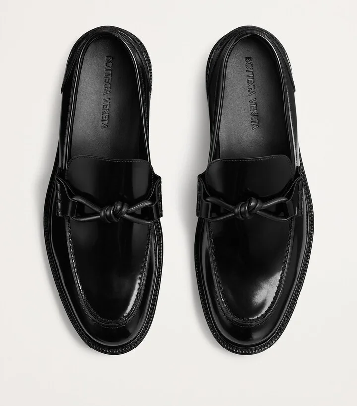 Bottega Veneta Leather Astaire Loafers - Image 6