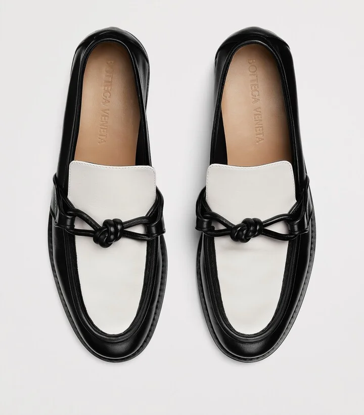 Bottega Veneta Leather Astaire Loafers - Image 3