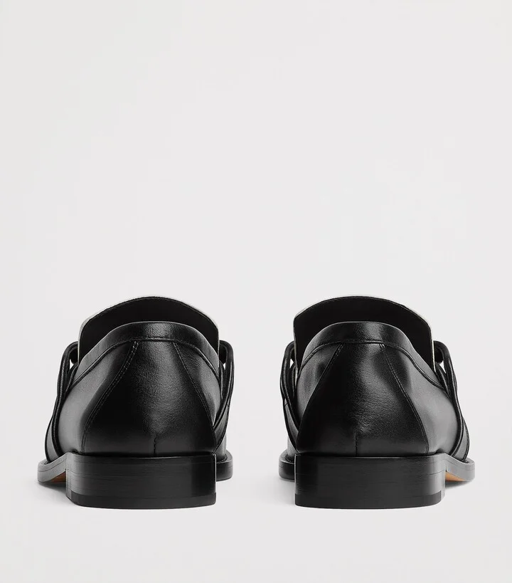 Bottega Veneta Leather Astaire Loafers - Image 4