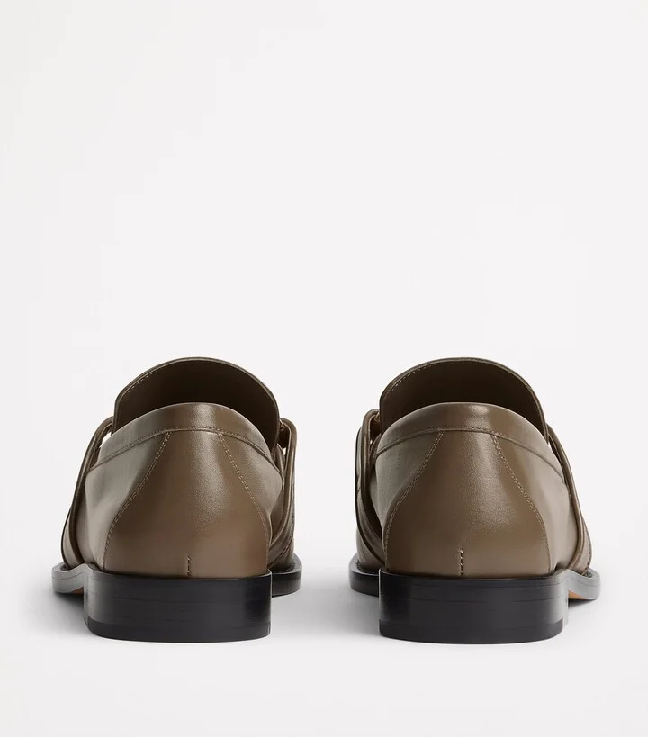 Bottega Veneta Leather Astaire Loafers - Image 3