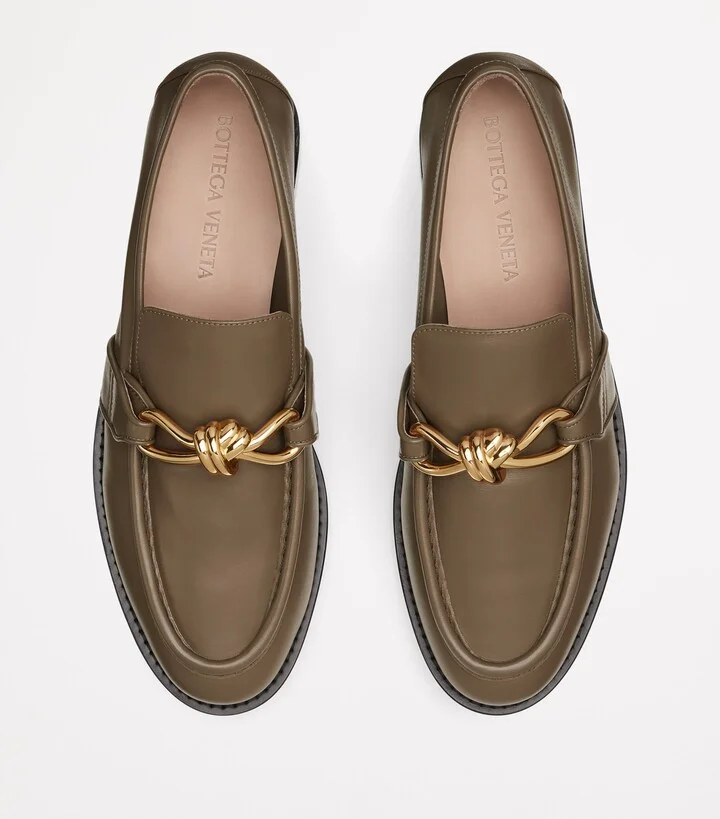Bottega Veneta Leather Astaire Loafers - Image 4