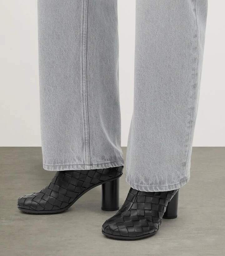 Bottega Veneta Leather Atomic Ankle Boots 75 - Image 2