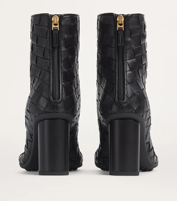 Bottega Veneta Leather Atomic Ankle Boots 75 - Image 5