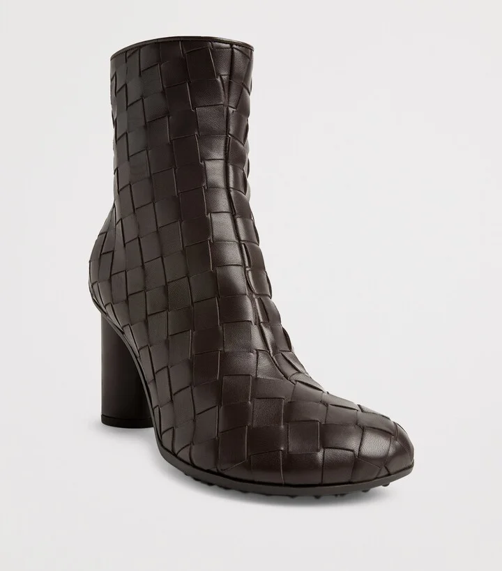 Bottega Veneta Leather Atomic Ankle Boots 75 - Image 6