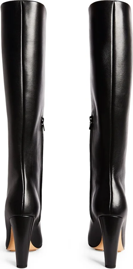 Bottega Veneta Leather Canalazzo Knee-High Boots 100 - Image 3