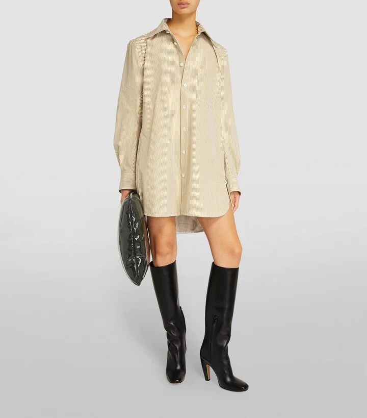 Bottega Veneta Leather Canalazzo Knee-High Boots 100 - Image 5