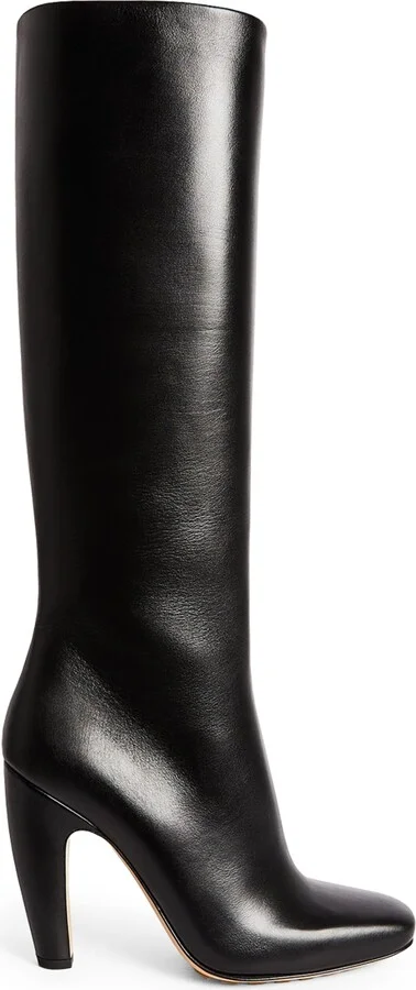 Bottega Veneta Leather Canalazzo Knee-High Boots 100