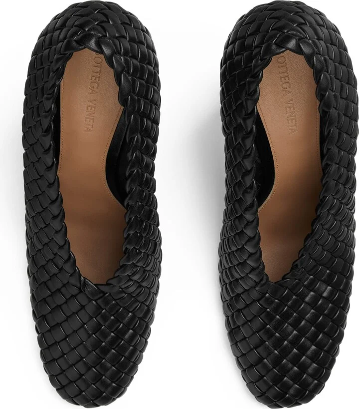 Bottega Veneta Leather Canalazzo Pumps 100 - Image 4