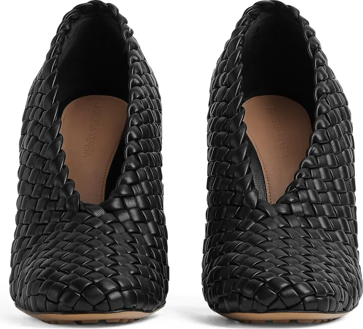 Bottega Veneta Leather Canalazzo Pumps 100 - Image 6