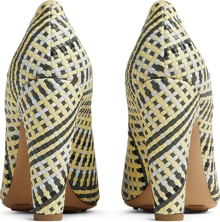 Bottega Veneta Leather Canalazzo Pumps 100 - Image 2