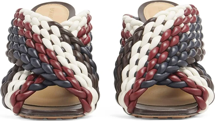 Bottega Veneta Leather Canalazzo Sandals 100 - Image 4