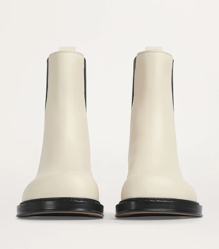 Bottega Veneta Leather Cliff Chelsea Boots - Image 3