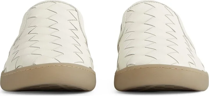 Bottega Veneta Leather Intrecciato Sawyer Sneakers - Image 4