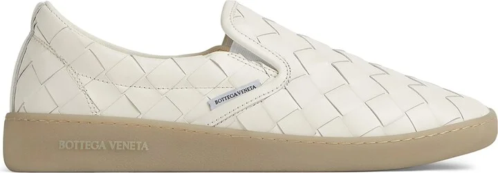 Bottega Veneta Leather Intrecciato Sawyer Sneakers