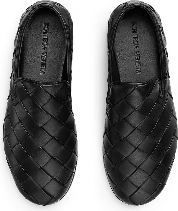 Bottega Veneta Leather Intrecciato Sunday Slippers - Image 3