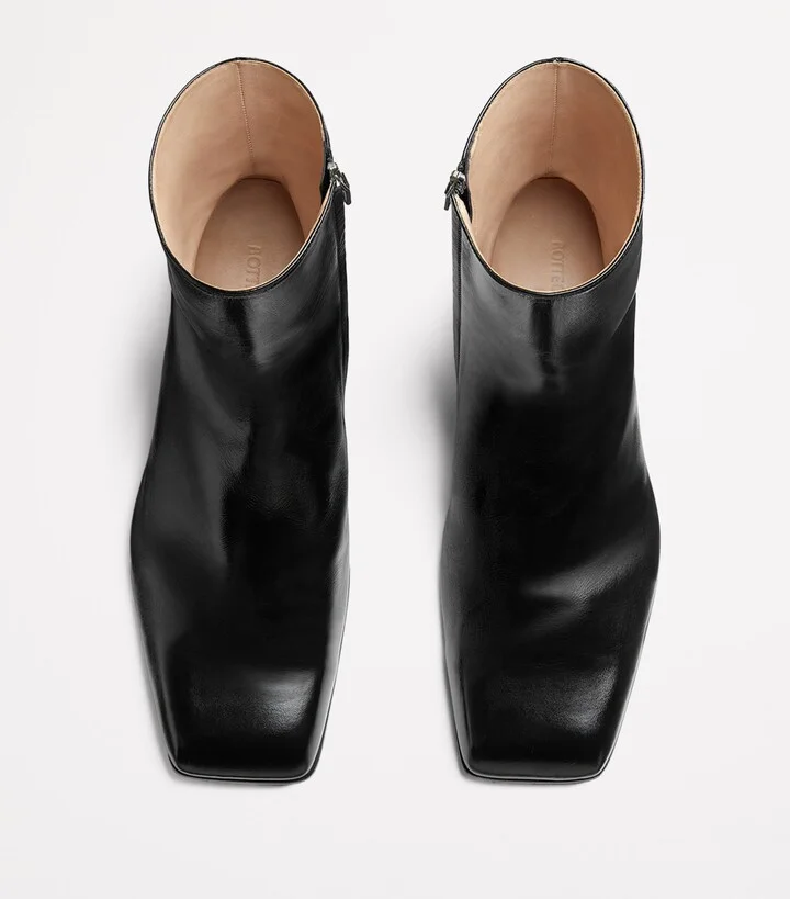 Bottega Veneta Leather Jim Ankle Boots - Image 3