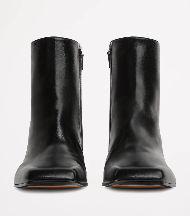 Bottega Veneta Leather Jim Ankle Boots - Image 4