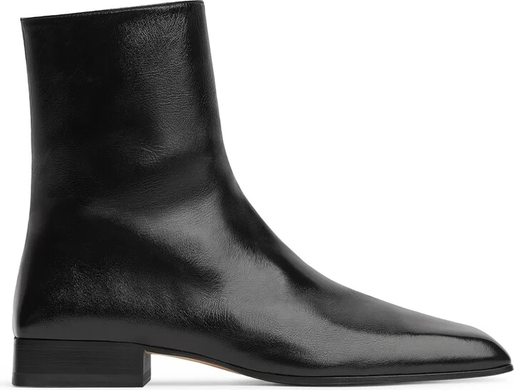 Bottega Veneta Leather Jim Ankle Boots