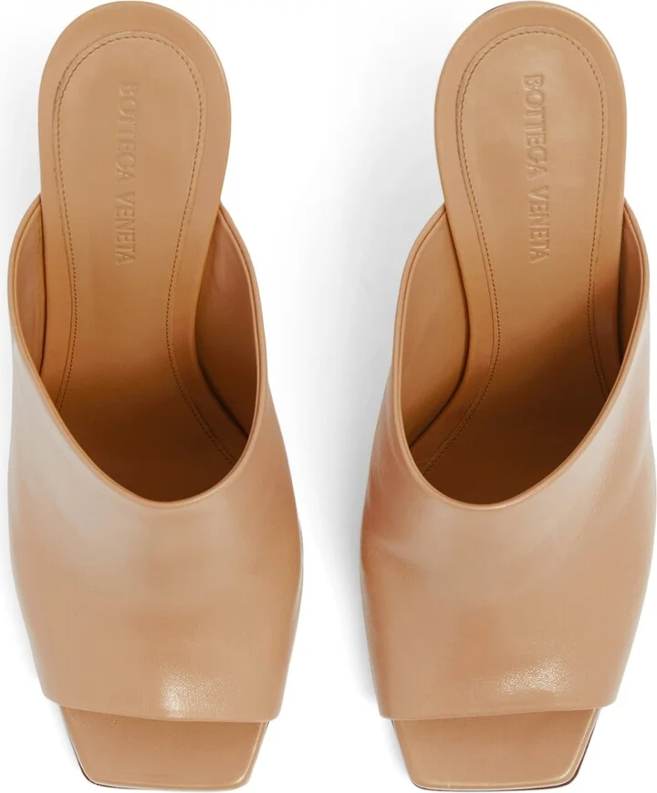 Bottega Veneta Leather Knot Mules 90 - Image 3