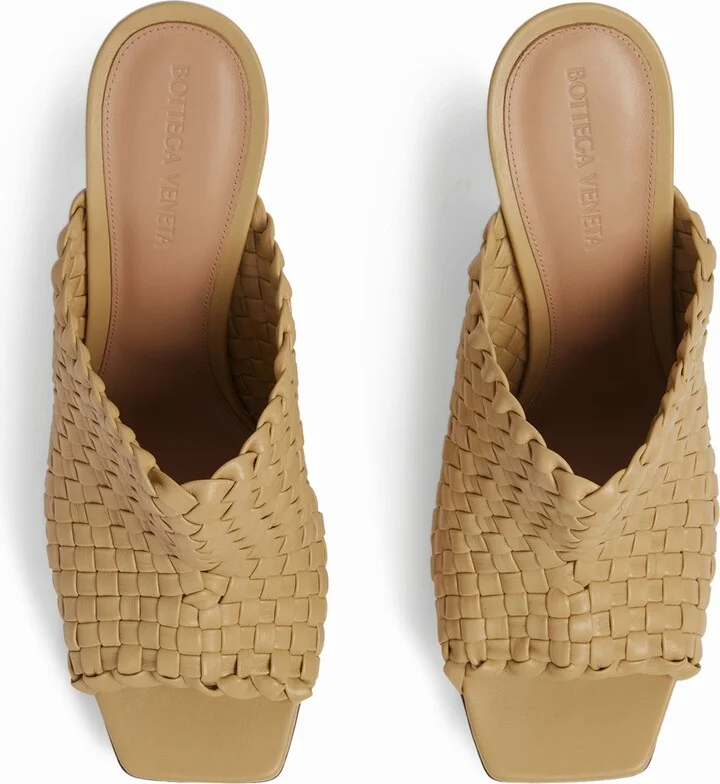 Bottega Veneta Leather Knot Mules 90 - Image 3