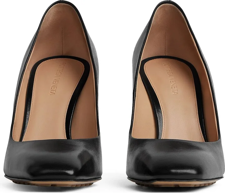Bottega Veneta Leather Knot Pumps 90 - Image 5