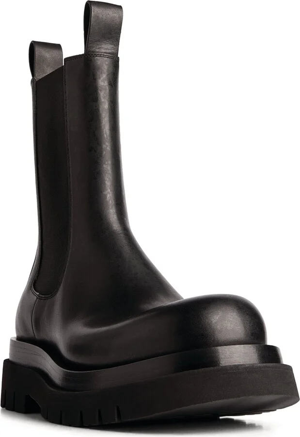 Bottega Veneta Leather Lug Boots - Image 4
