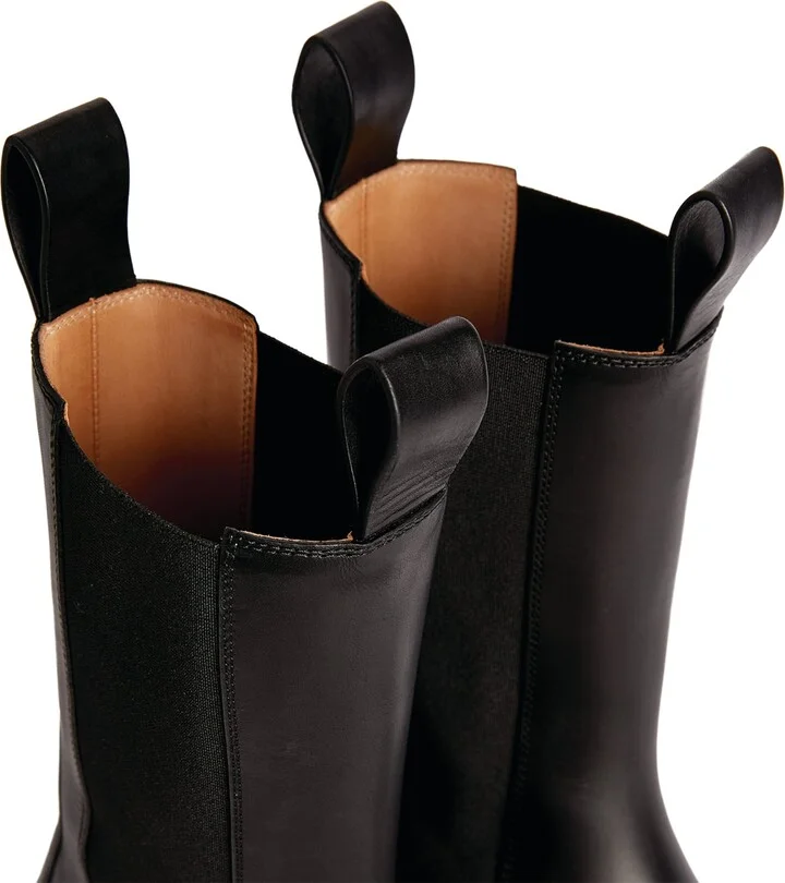 Bottega Veneta Leather Lug Boots - Image 6