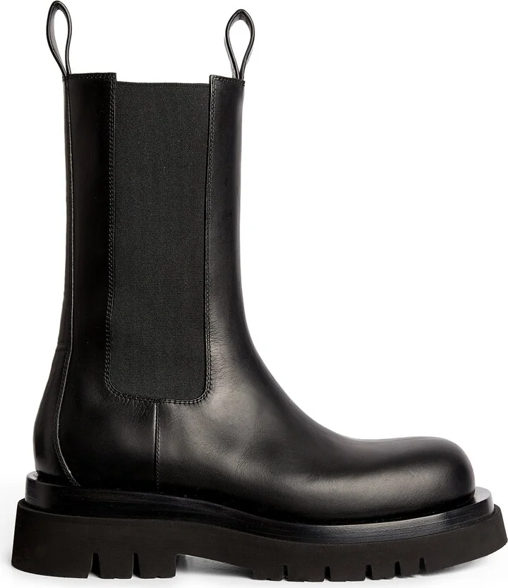 Bottega Veneta Leather Lug Boots