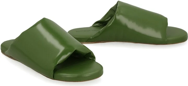 Bottega Veneta Leather Mules - Image 3