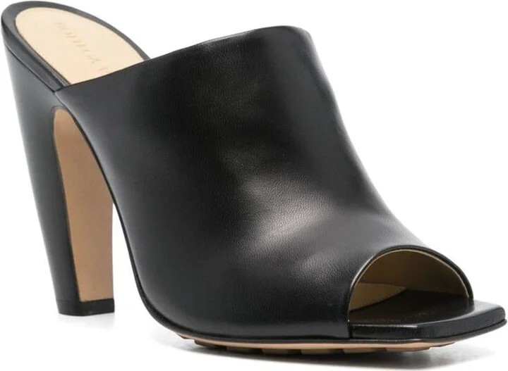 Bottega Veneta Leather Mules - Image 2