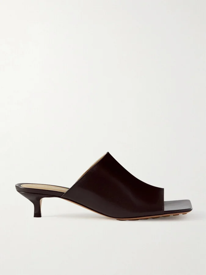 Bottega Veneta - Leather Mules - Brown