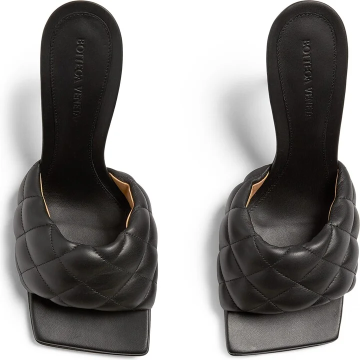 Bottega Veneta Leather Padded Mules 90 - Image 3