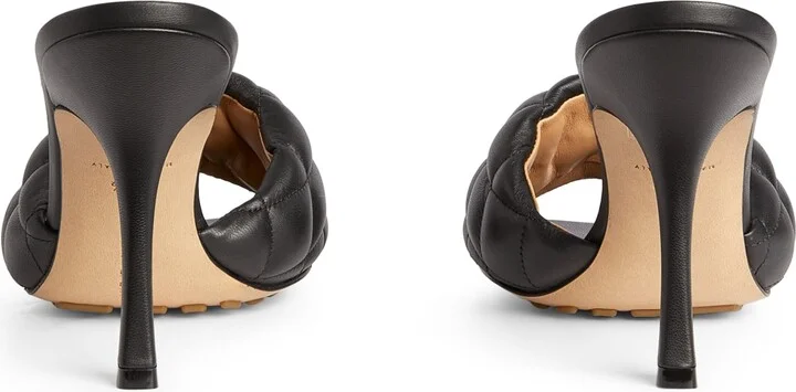 Bottega Veneta Leather Padded Mules 90 - Image 4