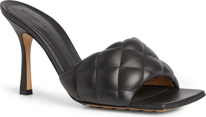 Bottega Veneta Leather Padded Mules 90 - Image 5