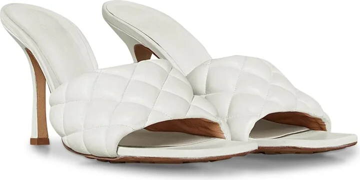 Bottega Veneta Leather Padded Mules 90 - Image 2