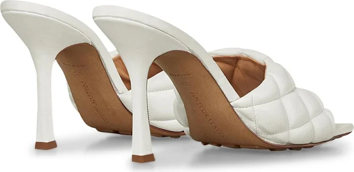 Bottega Veneta Leather Padded Mules 90 - Image 3