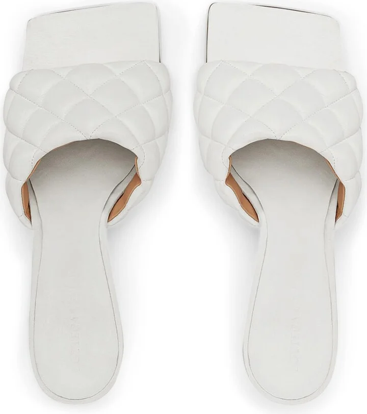 Bottega Veneta Leather Padded Mules 90 - Image 4