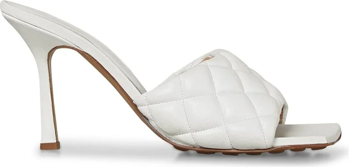 Bottega Veneta Leather Padded Mules 90